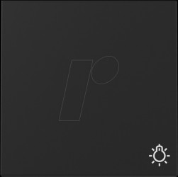 3285 005 Rocker with bell symbol, matte black