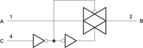 5-V, 1:1 (SPST), 1-channel analog switch