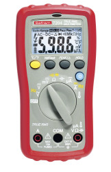 Multimetr przenośny True RMS: Tak Prąd przemienny, napięcie przemienne, pojemność, ciągłość obwodu, prąd stały,