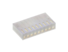 Obudowa złącza zagniatanego 9-pinowe -rzędowe raster: 2.54mm Molex Żeński 2695