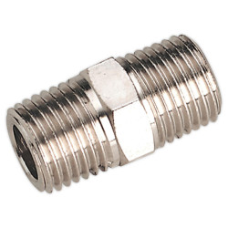 Sealey SA1/1414 Double Male Union 1/4&quot;bspt to 1/4&quot;bspt