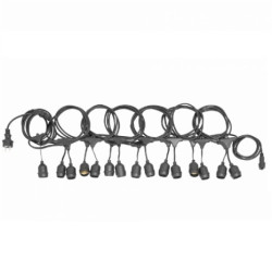 GIRLANDA 15m 15xE27 łączona GS-15 ZAMEL