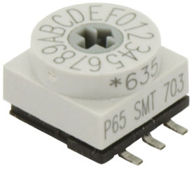 Przełącznik DIP 10-pozycyjny SPST SMD 150 mA przy 24 V DC -60 → +125°C