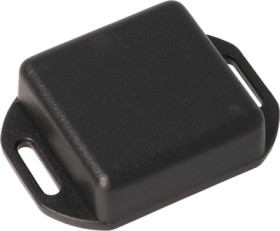 ABS miniature enclosure, (L x W x H) 40 x 40 x 15 mm, black (RAL 9005), IP54, 1551QFLBK