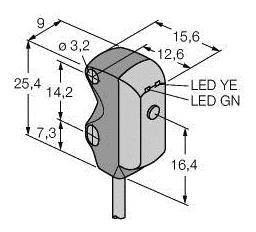 Fotokomórka odbiciowa Turck VS3RP5XLV 3063717 1 szt.