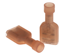 Konektor płaski Żeński 6.35 x 0.81mm Izolacja: Izolowane Cyna