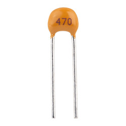 Suntan TS170R2A470JSBNA0R 47pF 5% 100V NPO P:2.54mm Radial Ceramic Capacitor