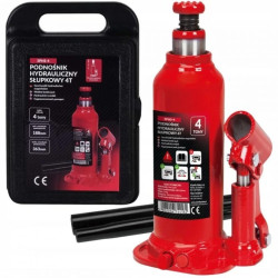 Podnośnik samochodowy hydrauliczny butelkowy słupkowy lewarek do 4 ton Schmith