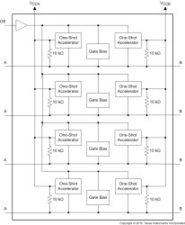 Automotive four-bit bidirectional voltage-level translator for open-drain applications