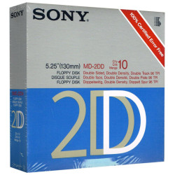 5.25" Diskettes 2DD "Sony"