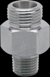 Screw-in adapter, 300 bar/30 MPa, M18, 1/4&quot; NPT for flow and temperature sensors, E40106