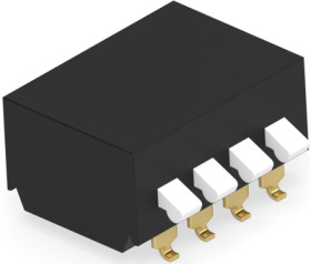 DIP switche, Off-On, 4 pole, straight, 1 A/5 VDC, 4-1571999-5