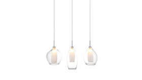 Kinkiet Ścienny Z Szklany7m Kloszem Chromowana K-Jsl-6192/1W Kaja Lighting