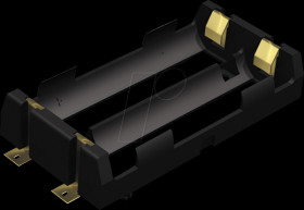 1048 Battery holder for 2x 18650