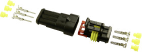 BAAS Zestaw Superseal AMP-Superseal 1.5mm Series Ilość pinów 3 Wymiary siatki: 6 mm ES13 1 szt.