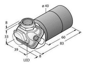 Czujnik pojemnościowy Turck 2510105 1 szt.