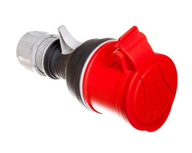 Gniazdo przenośne 32A 5P 400V czerwone TWIST GPP 32/5 IP44 921875