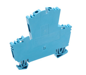 Dwurzędowa złączka szynowa Weidmuller poziomy: Podwójny 30 → 12AWGŚruba W raster: 5.1mm 32A 400 V