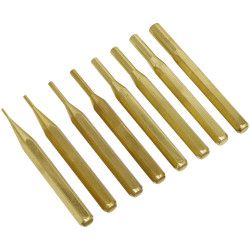 Sealey AKB08 Brass Pin Punch Set 8pc
