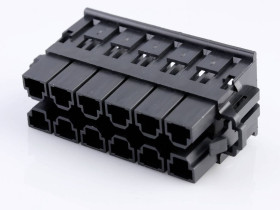 Molex Obudowa złącza pin żeńskiego na kabel Ilość pinów 12 Wymiary siatki: 10.00 mm 439141104 1 szt. towar pakowany luze