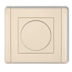 FLEXI Elektroniczny regulator oświetlenia przyciskowo-obrotowy do lamp LED beżowy 1FRO-2