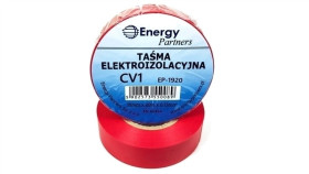 Taśma Elektroizolacyjna Pcw (19Mm X 20M X 0.13Mm) Czerwona - Cv1(Ep-1920)Cze...