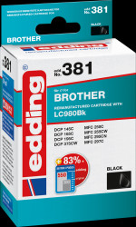 EDD-381 Ink - Brother - black - LC980BK - refill