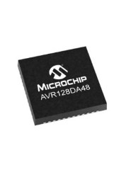 Mikrokontroler Microchip AVR-DA TQFP 48-pinowy Montaż powierzchniowy AVR 128 kB 8bit CAN:1 24MHz RAM:16 kB Ethernet: