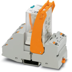 Przekaźnik z interfejsem 24V dc Phoenix Contact 3PDT Szyna DIN bieguny 3 Wciskane