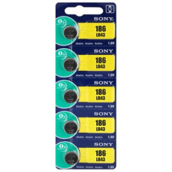 5 x bateria alkaliczna mini Sony G12 / AG12 / 186 / LR43