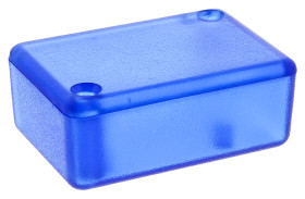 Obudowa ABS szerokość zew. 35 mm długość zew. 50 mm wys. zew. 20 mm Hammond IP54 Niebieski