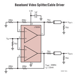 Single, Single Supply 3V, 100MHz Video Op Amps