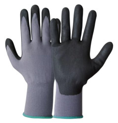 Rękawice robocze rozmiar: 10 materiał: Nitryl zastosowanie: Zabezpieczenie mechaniczne