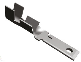 Konektor płaski Męski 2.79 x 0.51mm Izolacja: Nieizolowane Cyna