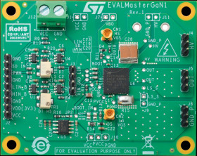 EVALMASTERGAN1 Demonstration board for MASTERGAN1, 650 V GaN HEMTs