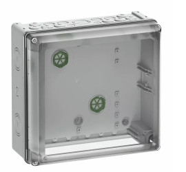 Obudowa Plastik szerokość zew. 315 mm długość zew. 300 mm wys. zew. 147 mm Spelsberg IP65 Szary