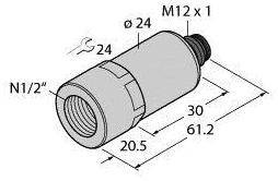 Przetworniki ciśnienia Turck 100003645, 1 szt.