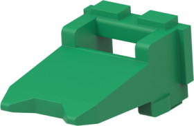 Plug, 4 pole, straight, green, W4P