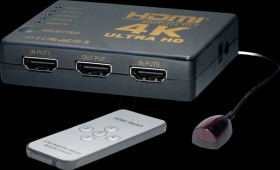 CS 1-5L HDMI switch, 4K 30 Hz, 5-port