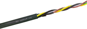 Przewód zasilający Igus chainflex CF30 5 Core 25 m Elastomer termoplastyczny Sheath Czarny 11.5 mm OD, 1 kV, 600 V 70 °C