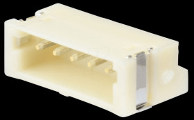 S5B-ZR-SM4A-TF JST - pin header, 1.5-mm spacing, 1x5-pin, angled
