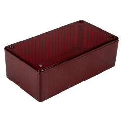 Hammond 1591CTRD Polycarbonate Box 120 x 65 x 40 Red
