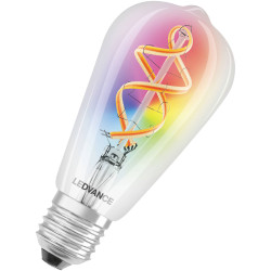 LEDVANCE 4058075609914 Smart&#x2B; Wifi Filament Edison RGBW 30 4.5 W/2700 K E27 WW