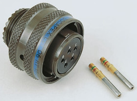 Złącze 10-pinowe Męski Amphenol Socapex Żeński Montaż na kablu MIL-DTL-38999 rozmiar 13