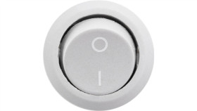 Włącznik Przełącznik Meblowy Kołyskowy On/Off Szary