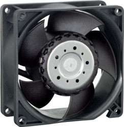 DC axial fan, 24 V, 92 x 92 x 38 mm, 146 m³/h, 55 dB, ball bearing, ebm-papst 3214 JH