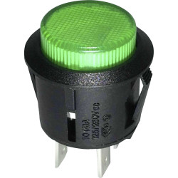 TruComponents 781970 Pushbutton ,Panel Mount,Off/On,SPST,Solder