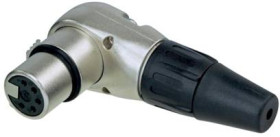 Rean AV RC5FR Złącze męskie XLR złącze, kątowe Ilość styków: 5 100 szt.