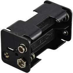 TRU COMPONENTS TC-13220540 Battery tray 4x AA Stud and socket 61x32x29 mm