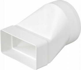 Kanał wentylacyjny łącznik kanału okrągłego z płaskim 110x55 Fi 100